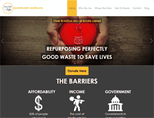 Tablet Screenshot of insulinforlife.org